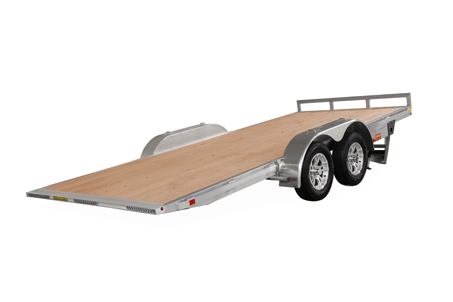 HH Trailer | Products | Trailers | Featured Image | AluminumEXRearSpeedloaderTilted