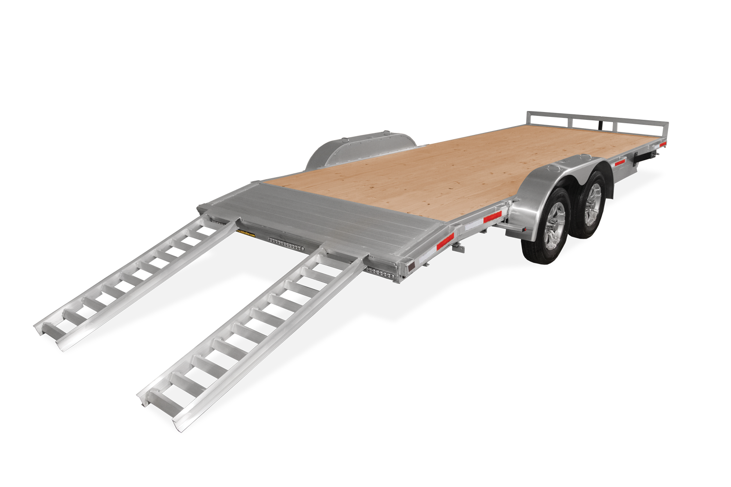 HH Trailer | Products | Trailers | Featured Image | HH_AluminumFlatbed_Rear