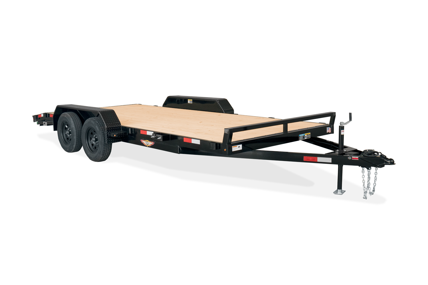 HH Trailer | Products | Trailers | Featured Image | General Duty Car Hauler Front View