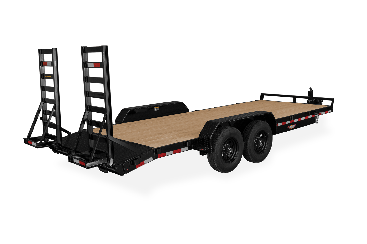 HH Trailer | Products | Trailers | Featured Image | HH_IndustrialFlatbed_Rear