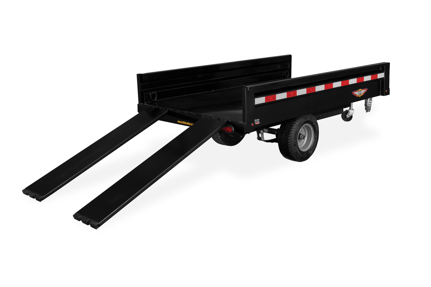 HH Trailer | Products | Trailers | Featured Image | HH_4x8HomeownerDump_RearOpen